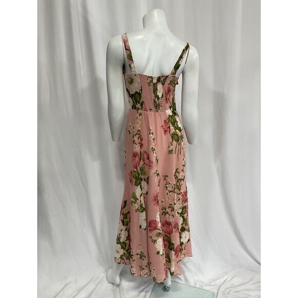 Reformation 'Nadira' Pink Tie Strap Dress Size 4 - Picture 3 of 5
